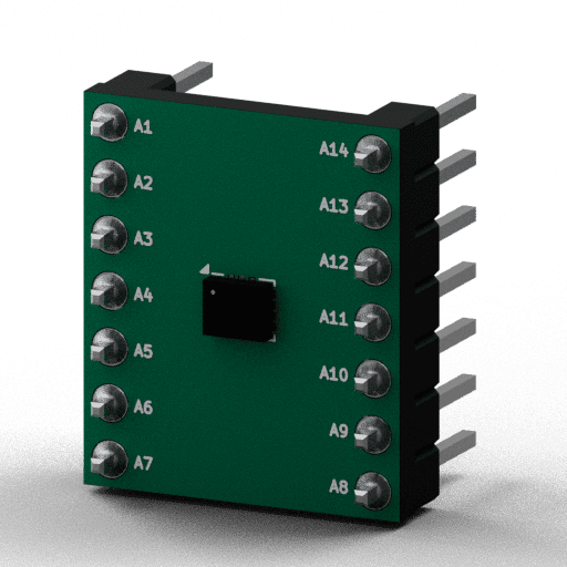 Static 3D Render of Bosch (3×2.5mm) x1 x1 breakout