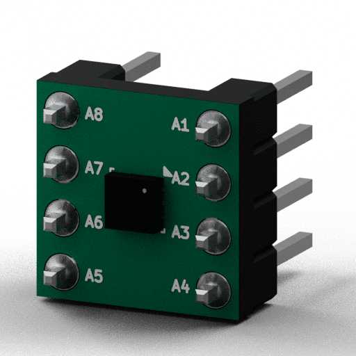 Static 3D Render of Bosch (2.5×2.5mm) x1 x1 breakout