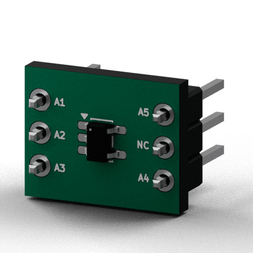 Static 3D Render of SC-74A-5 x1 x1 breakout