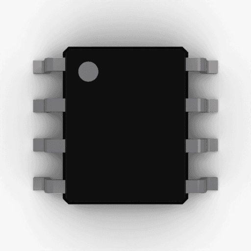 24LC16BT-I/SN 3D render