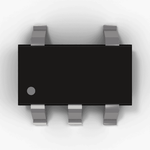 74AHCT1G125W5-7 3D render