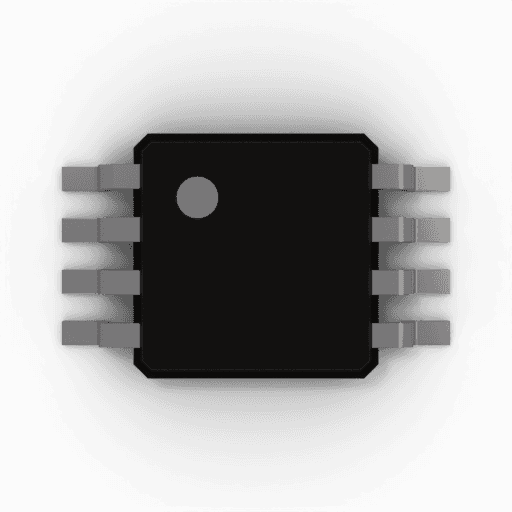 74AUP1G74DC,125 3D render