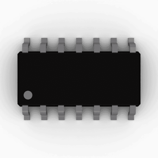 74AHC14D,118 3D render